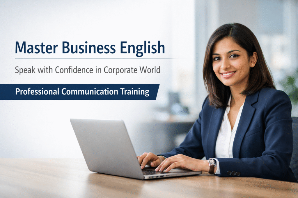 Professional comparing business English and professional English communication styles